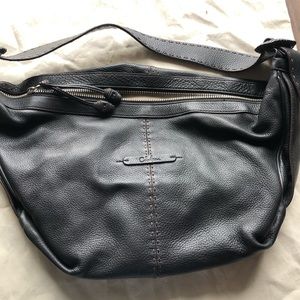 Come Haan black leather shoulder bag